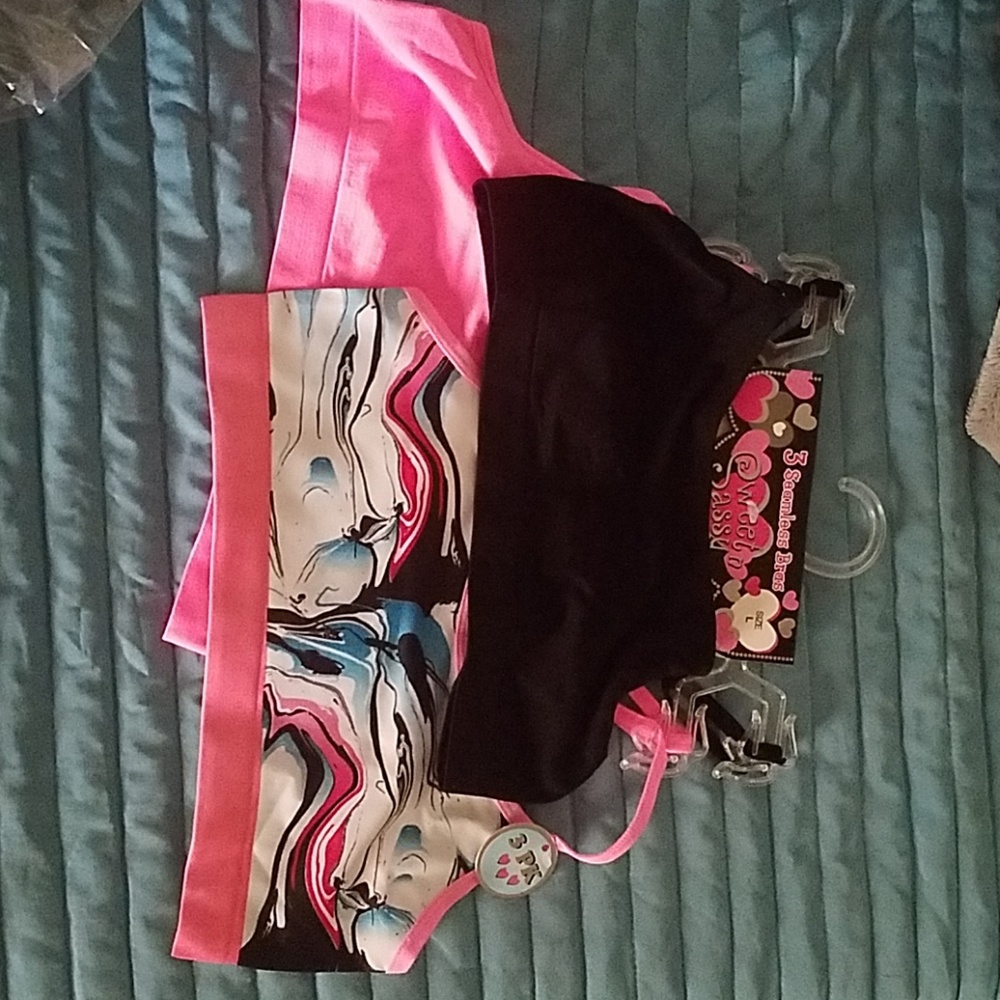 ❤3 seamless Bras size L for girl age 9 to 10